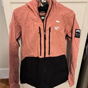 Montec Moss W Women's Ski/Snowboard Jacket Pink and Black Shell